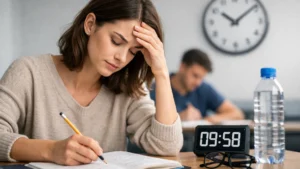 estrés en exámenes