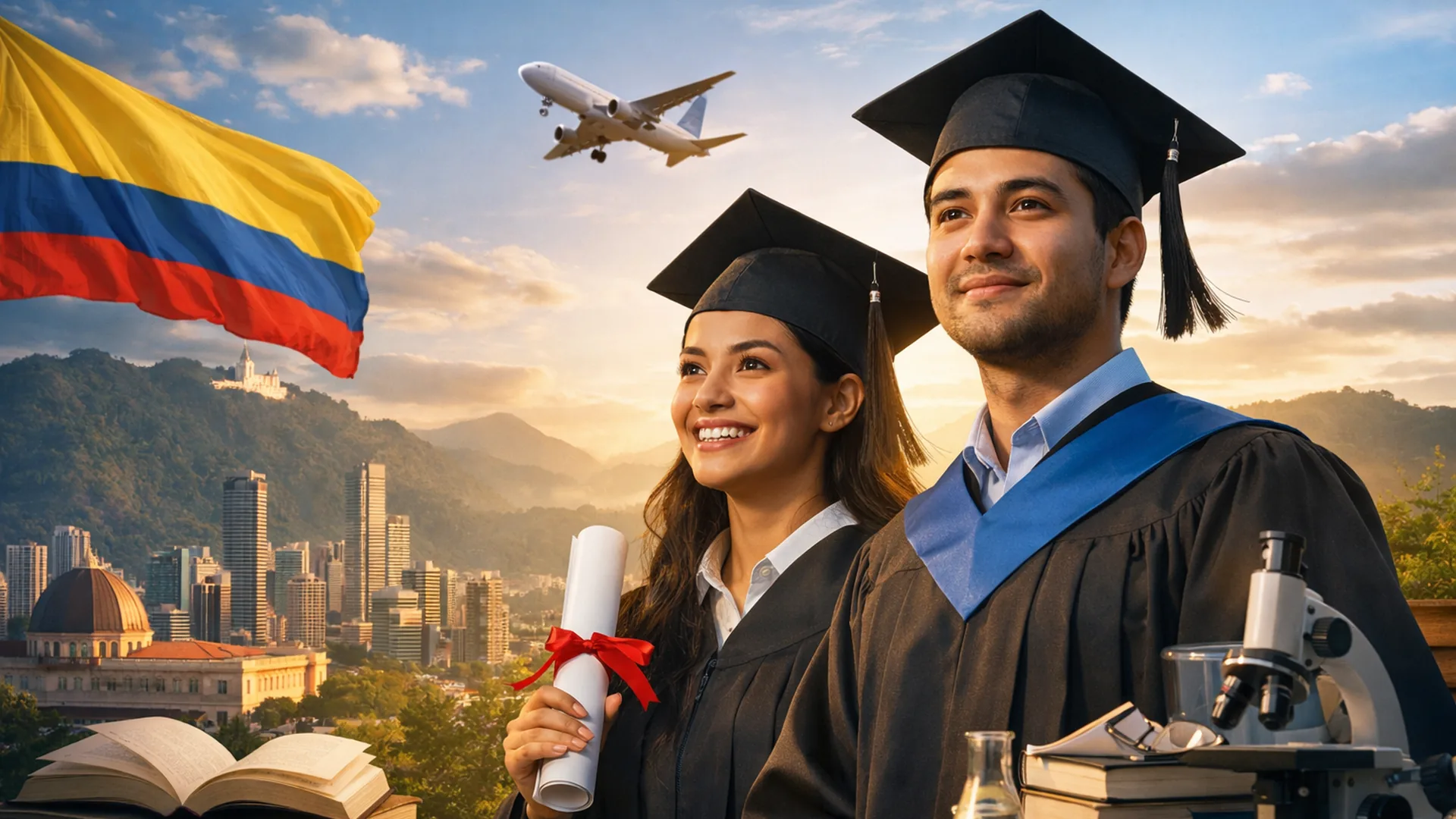 Becas posgrado Colombia 2026: estudiantes de maestría y doctorado con apoyo completo