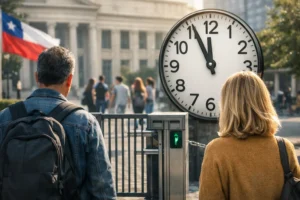 gratuidad universitaria mayores de 30 en Chile con estudiantes adultos entrando al campus universitario