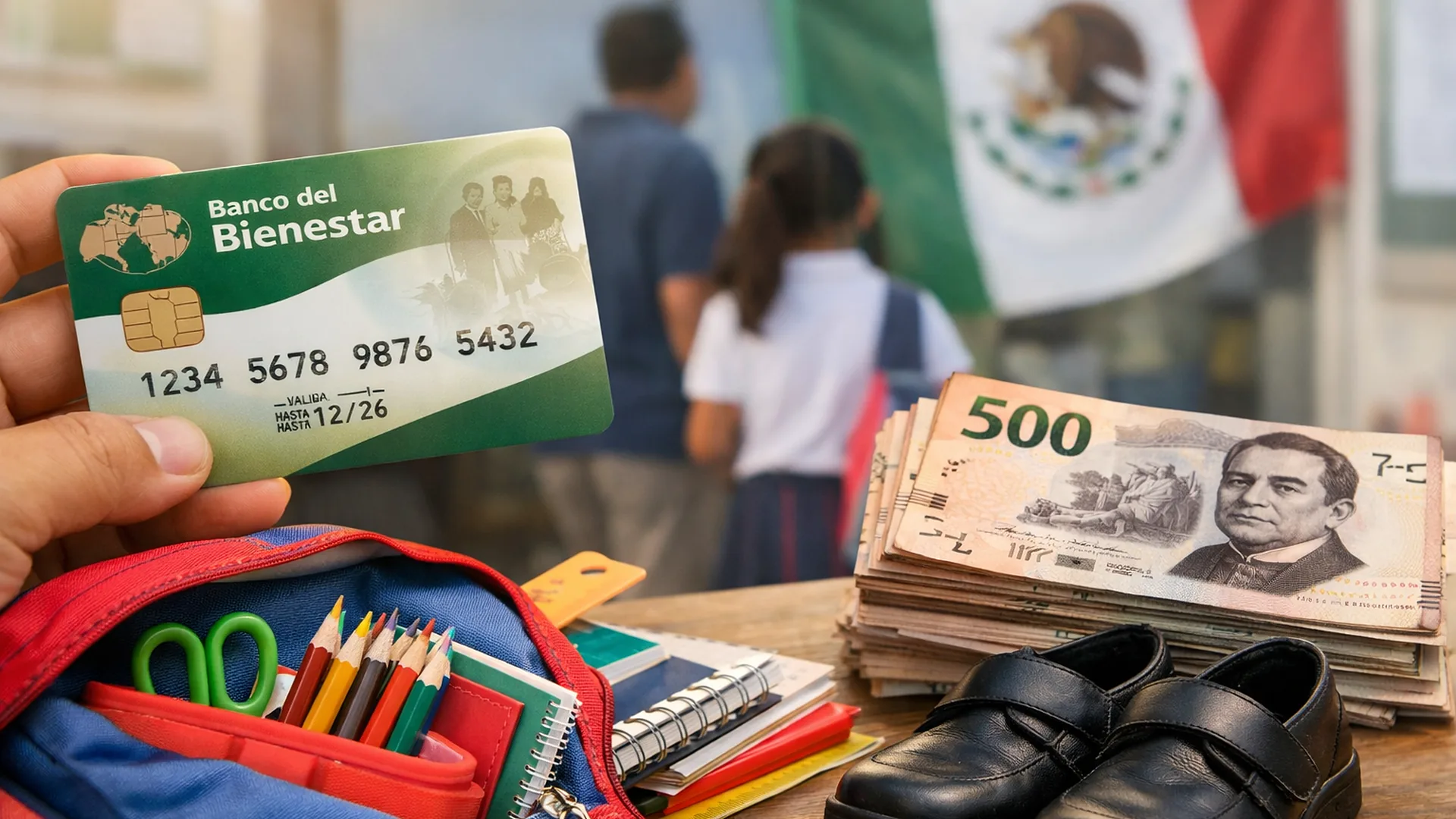Beca Rita Cetina primaria en México con tarjeta del Banco del Bienestar y material escolar para el cobro de 2.500 pesos