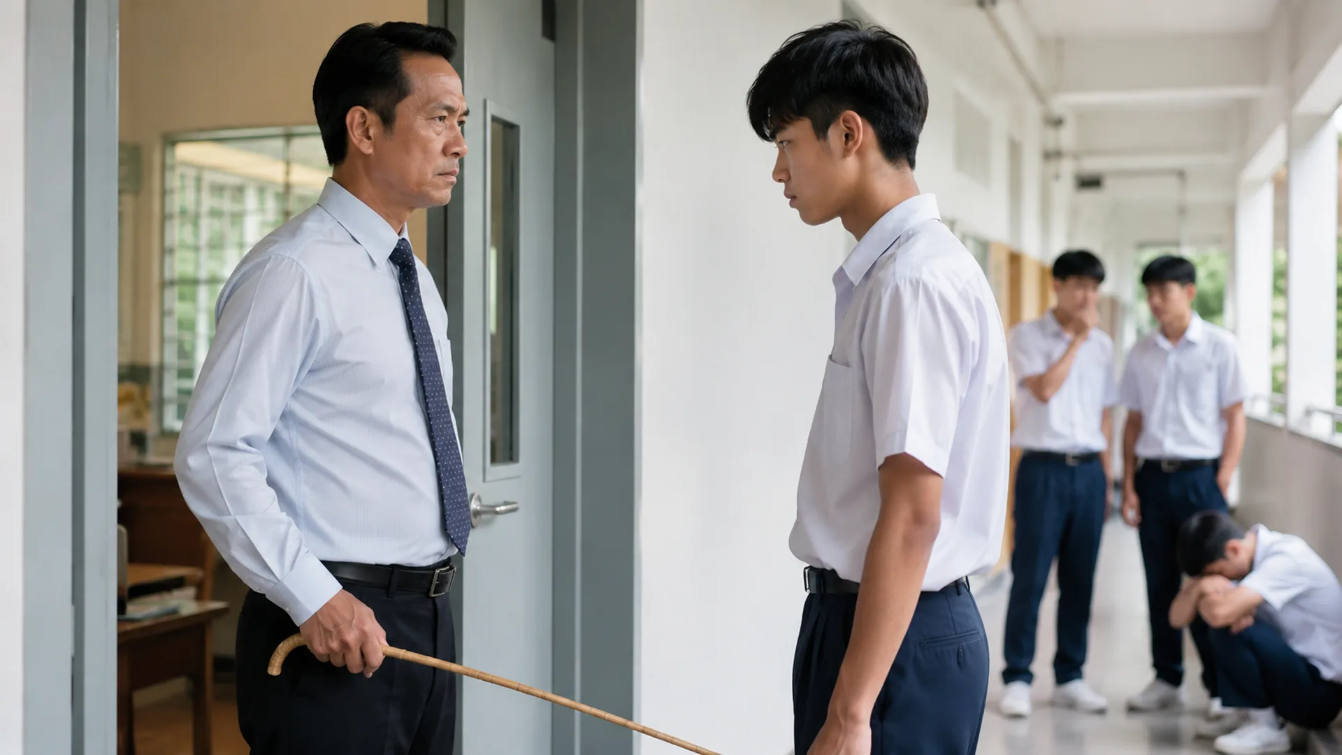 castigo escolar en Singapur aplicado como medida disciplinaria contra el acoso escolar en un centro educativo